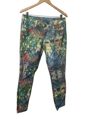 Floral Print Skinny Pants | Statement Piece